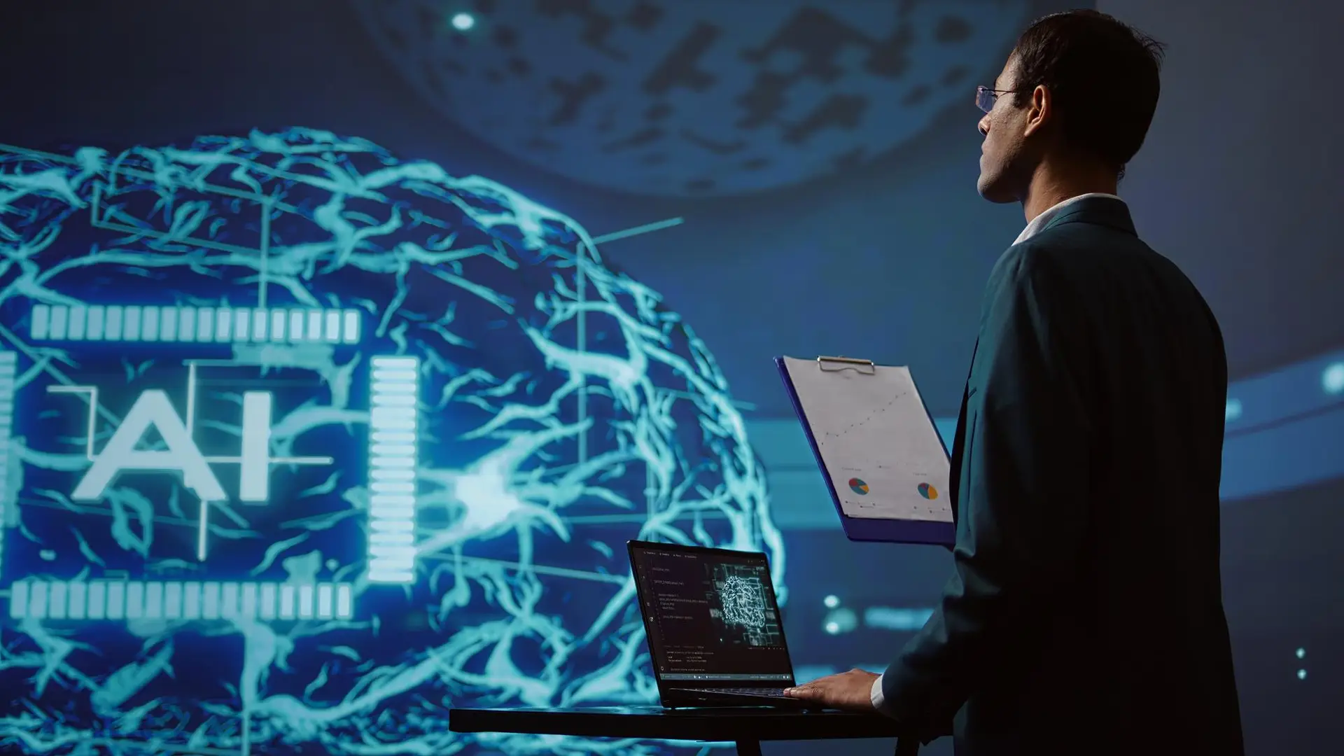 Cierre de proyecto con vista de inteligencia artificial